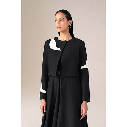 AMPM Women Black Wool Jacket