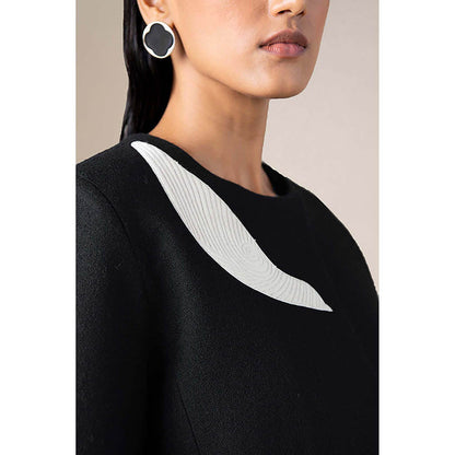 AMPM Women Black Wool Jacket