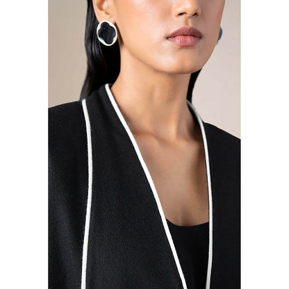 AMPM Women Black Wool Jacket