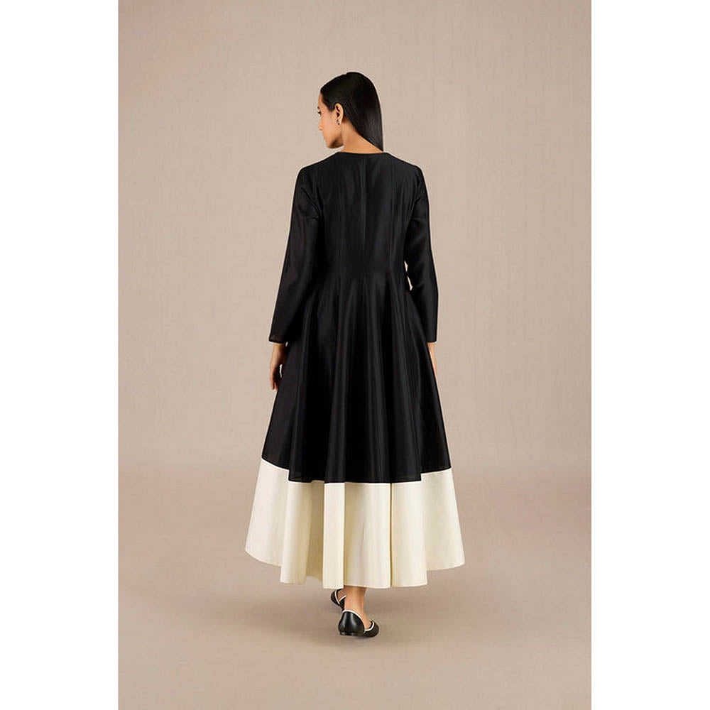 AMPM Black V-Neck Colorblock Maxi Dress