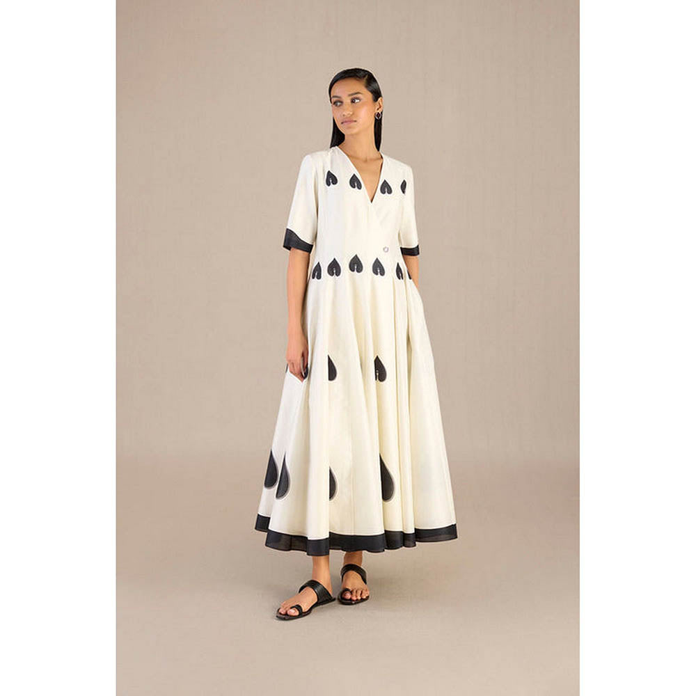 AMPM Ivory V-Neck Floral Maxi Dress