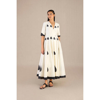 AMPM Ivory V-Neck Floral Maxi Dress