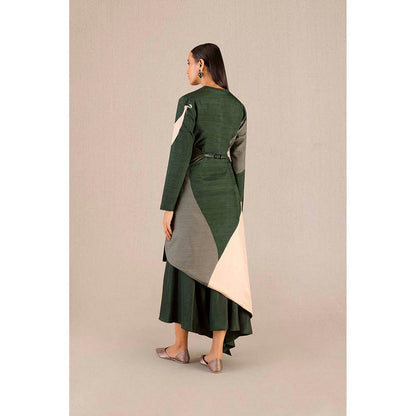 AMPM Serena Green Jacket with Skirt and Belt
