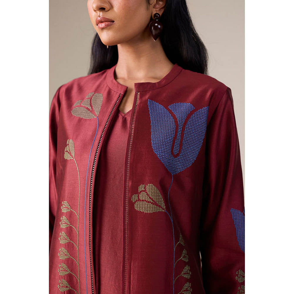 AMPM Maliah Red Co-Ord Set