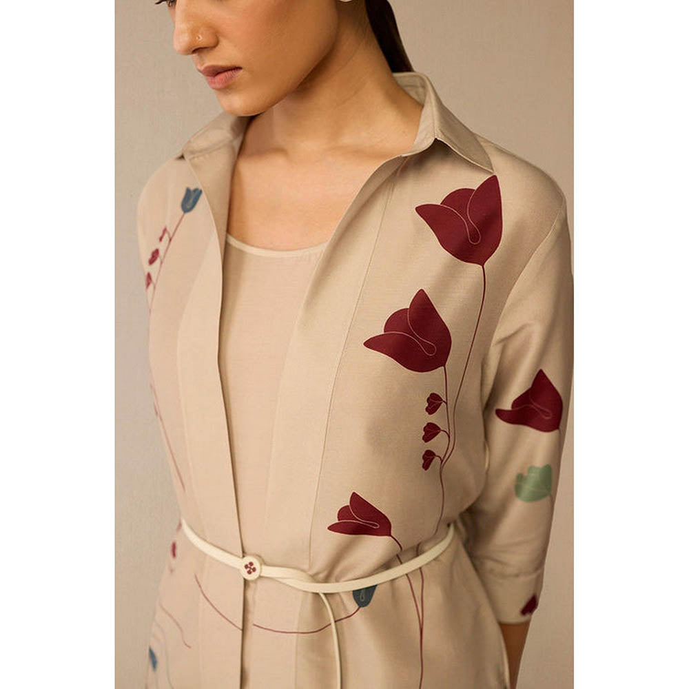 AMPM Sarai Beige Co-Ord Set