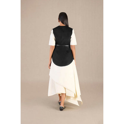 AMPM Safa Multicolor Jacket with Skirt and Belt