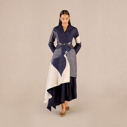 AMPM Serena Purple Jacket with Skirt and Belt