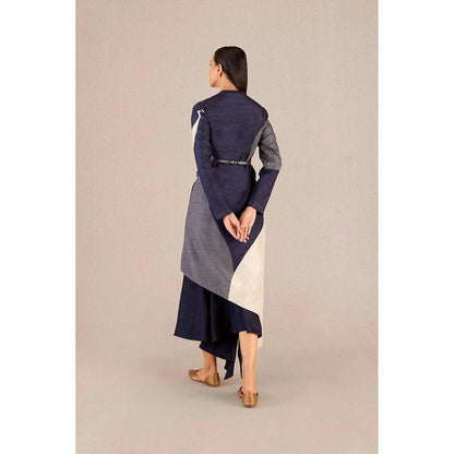 AMPM Serena Purple Jacket with Skirt and Belt
