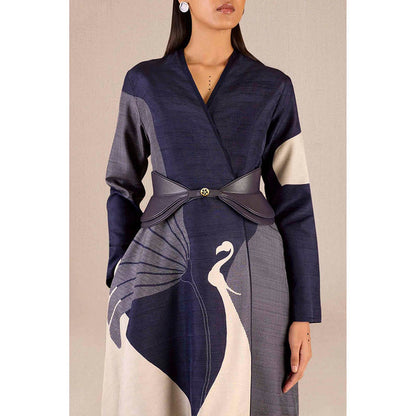 AMPM Serena Purple Jacket with Skirt and Belt