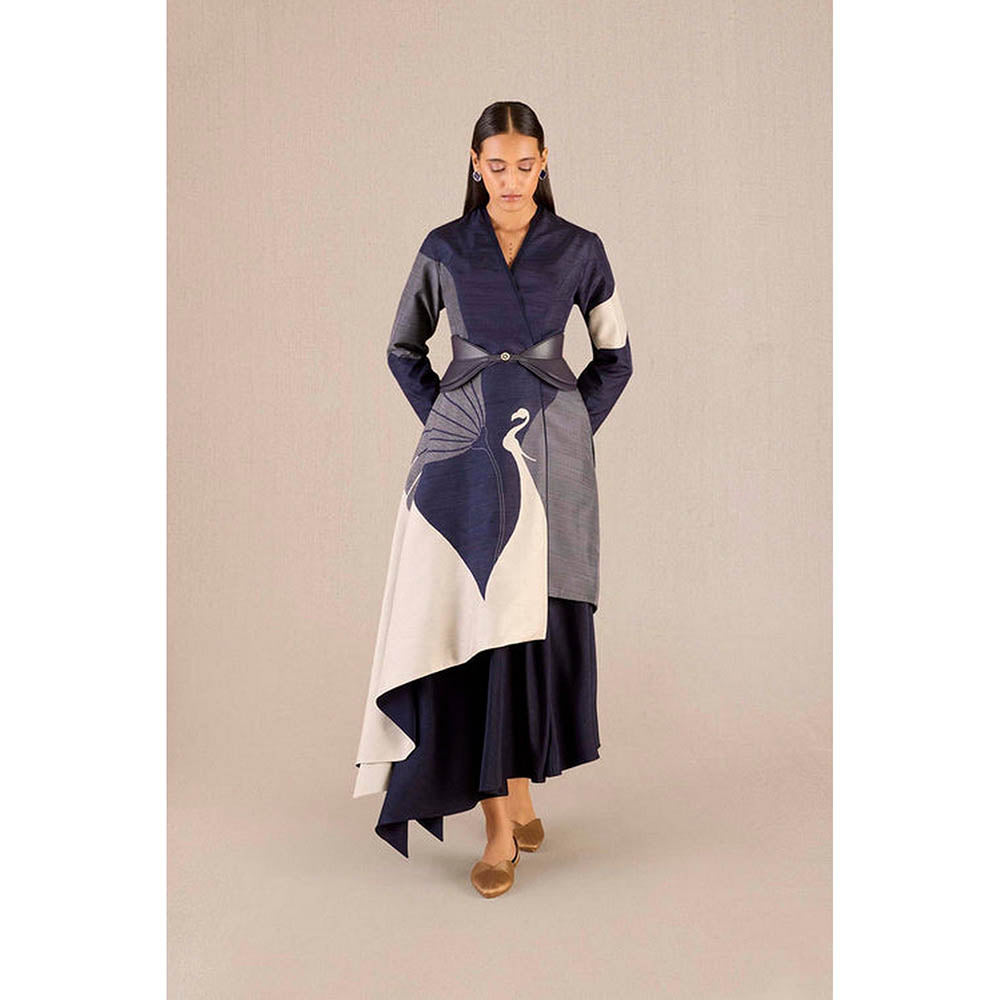 AMPM Serena Purple Jacket with Skirt and Belt