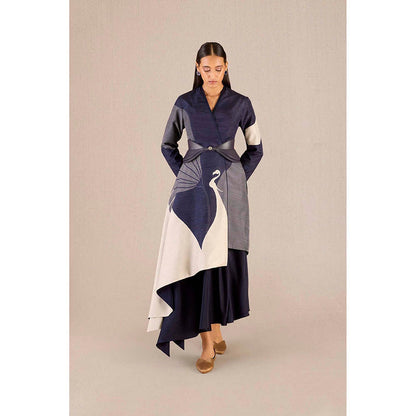 AMPM Serena Purple Jacket with Skirt and Belt