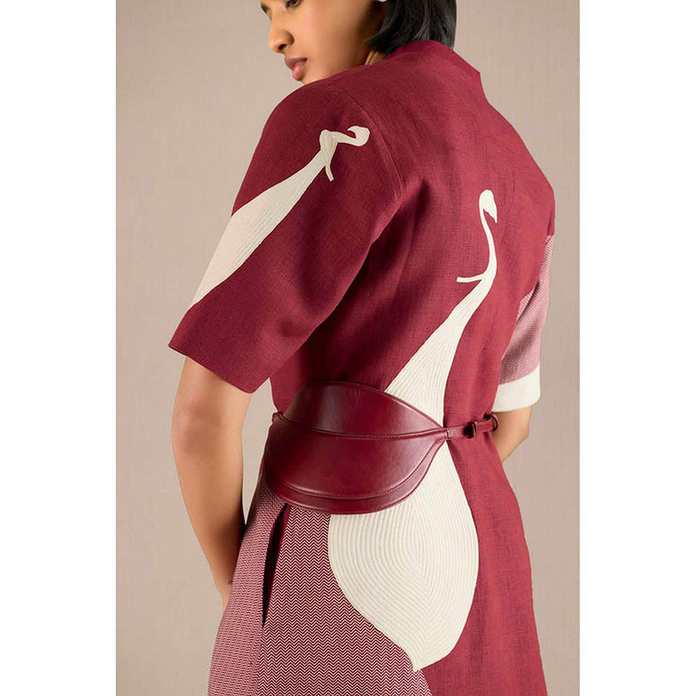 AMPM Naila Wine Co-Ord Set