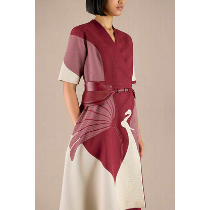 AMPM Naila Wine Co-Ord Set