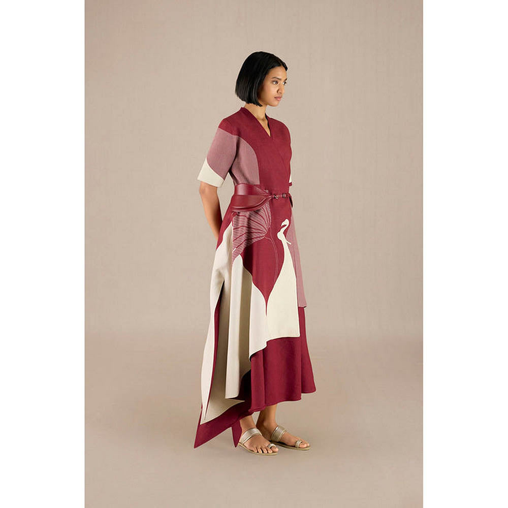 AMPM Naila Wine Co-Ord Set