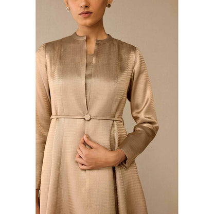 AMPM Fariha Gold Co-Ord Set