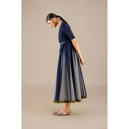 AMPM Asma Multi-Color Stripes Maxi Dress