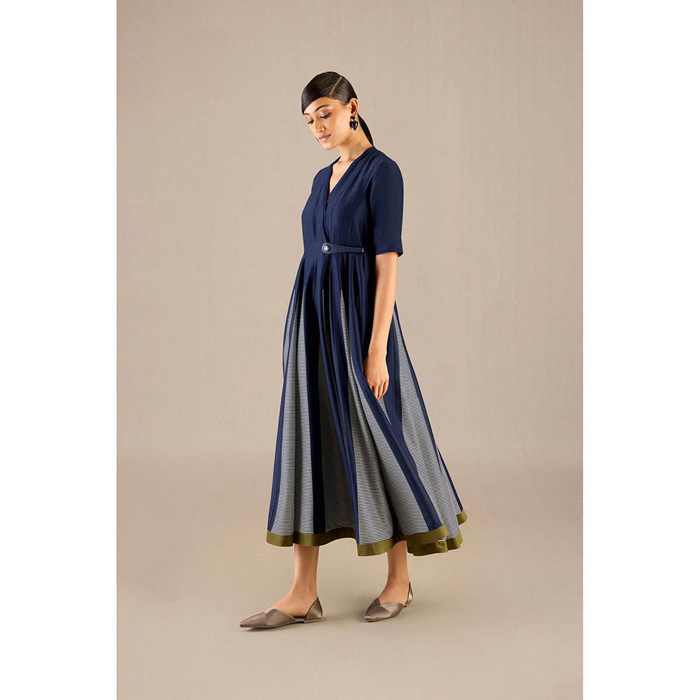 AMPM Asma Multi-Color Stripes Maxi Dress