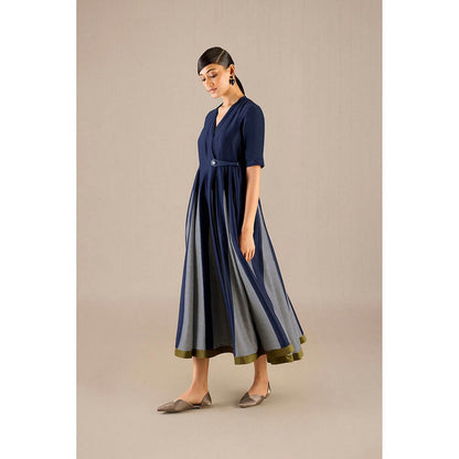AMPM Asma Multi-Color Stripes Maxi Dress