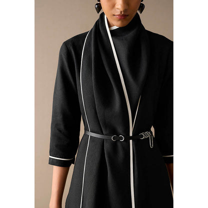 AMPM Dilawar Black Kurta with Palazzo