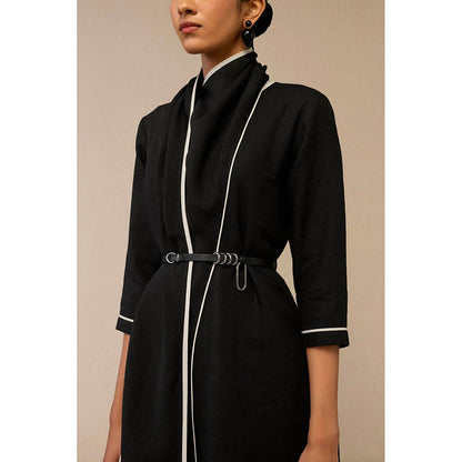 AMPM Dilawar Black Kurta with Palazzo