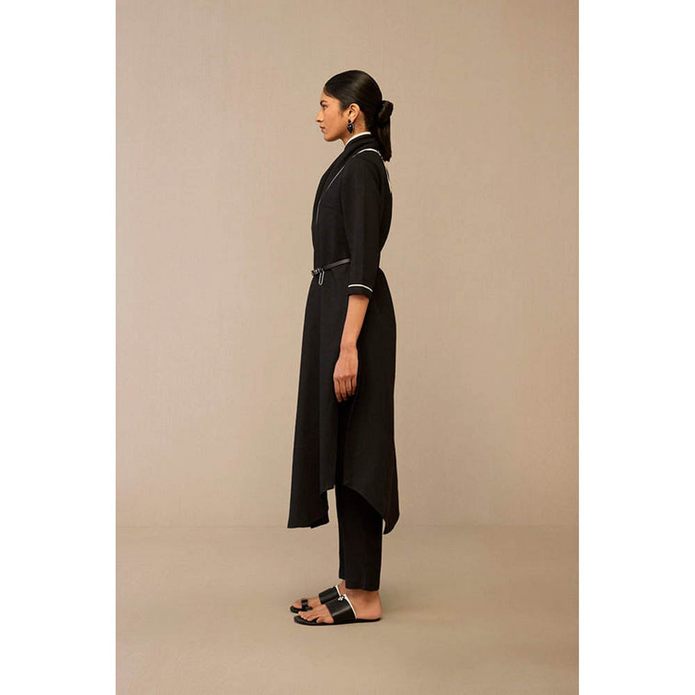 AMPM Dilawar Black Kurta with Palazzo