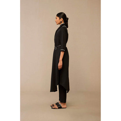 AMPM Dilawar Black Kurta with Palazzo