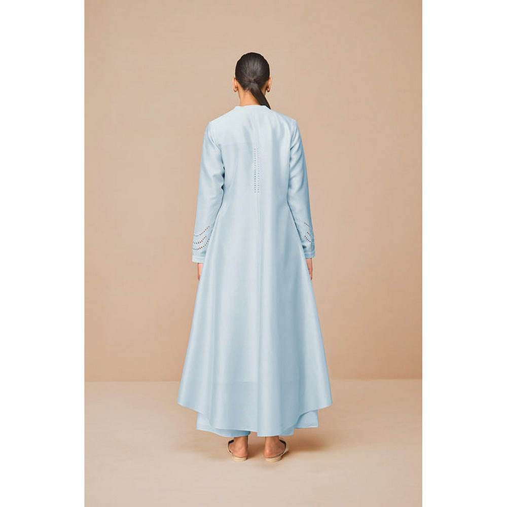 AMPM Anais Blue Inner Jacket with Palazzo and Belt