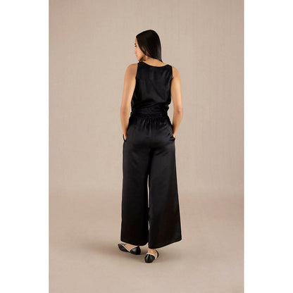 AMPM Nia Black Jacket with Palazzo and Inner