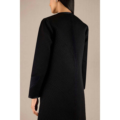 AMPM Nia Black Jacket with Palazzo and Inner