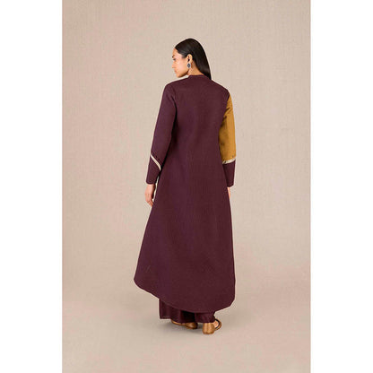AMPM Asira Burgundy Jacket with Palazzo and Inner