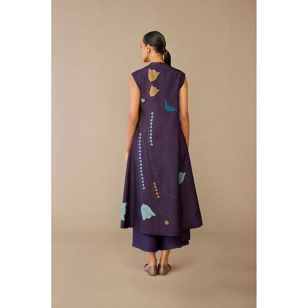 AMPM Zia Purple Jacket with Palazzo
