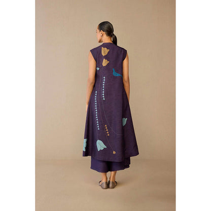 AMPM Zia Purple Jacket with Palazzo