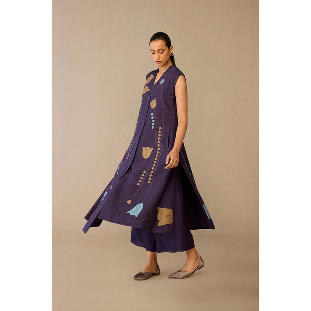 AMPM Zia Purple Jacket with Palazzo