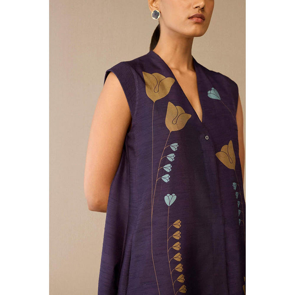 AMPM Zia Purple Jacket with Palazzo