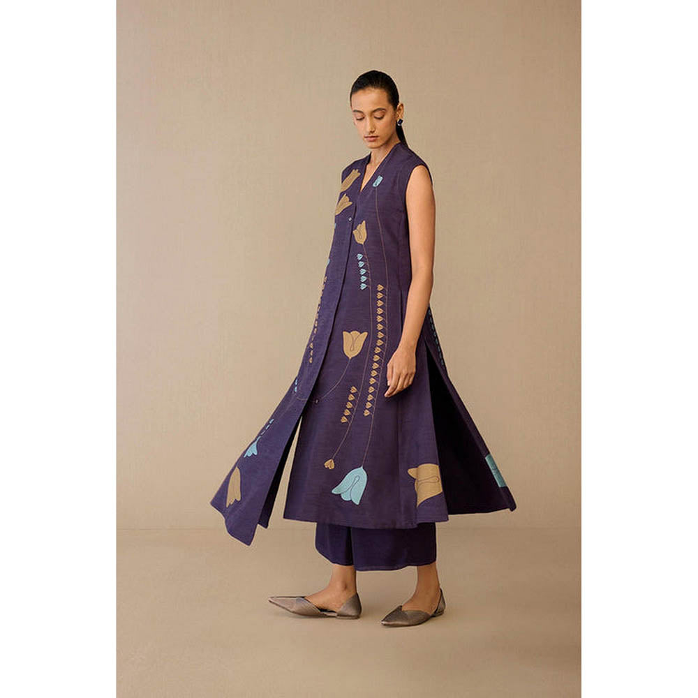 AMPM Zia Purple Jacket with Palazzo