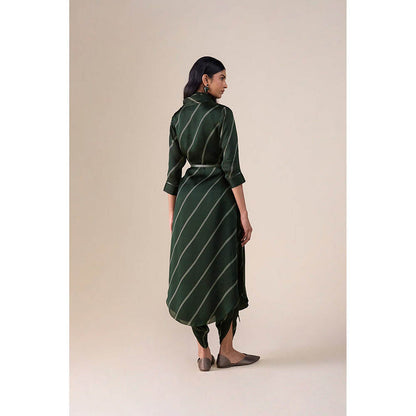 AMPM Zeba Green Kurta with Dhoti