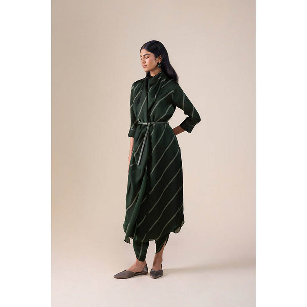 AMPM Zeba Green Kurta with Dhoti