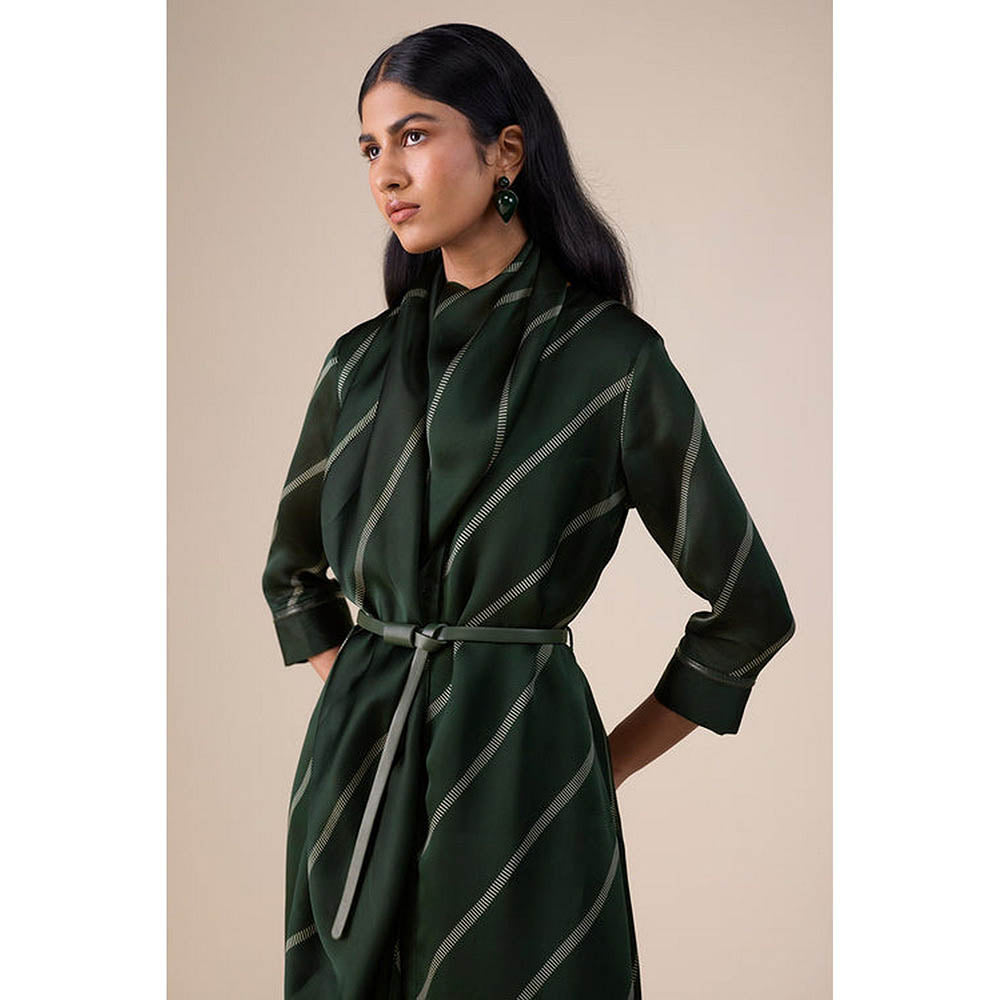 AMPM Zeba Green Kurta with Dhoti