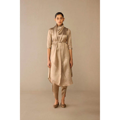 AMPM Avaia Gold Kurta with Dhoti