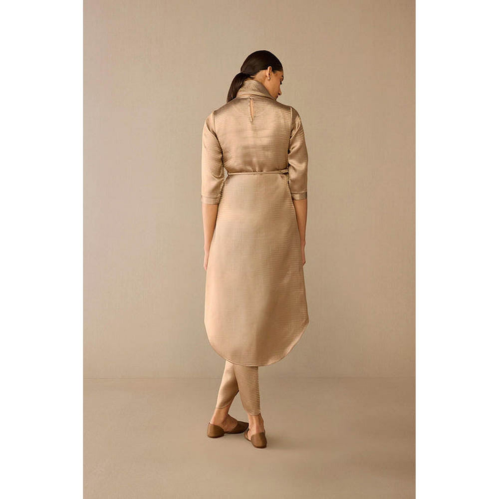 AMPM Avaia Gold Kurta with Dhoti