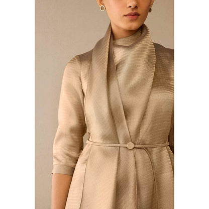 AMPM Avaia Gold Kurta with Dhoti