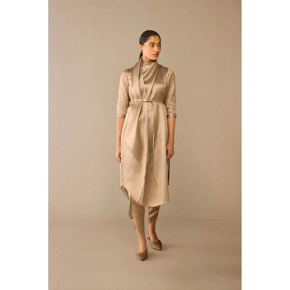 AMPM Avaia Gold Kurta with Dhoti