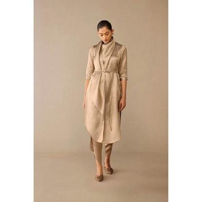 AMPM Avaia Gold Kurta with Dhoti