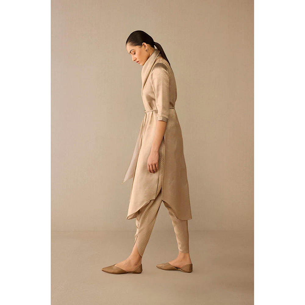 AMPM Avaia Gold Kurta with Dhoti