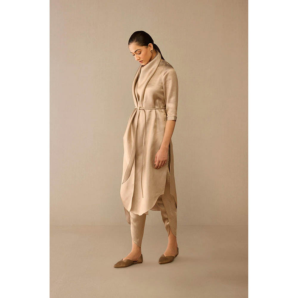 AMPM Avaia Gold Kurta with Dhoti