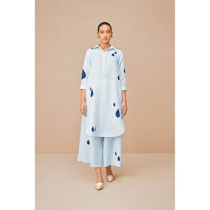 AMPM Nevra Blue Kurta with Palazzo