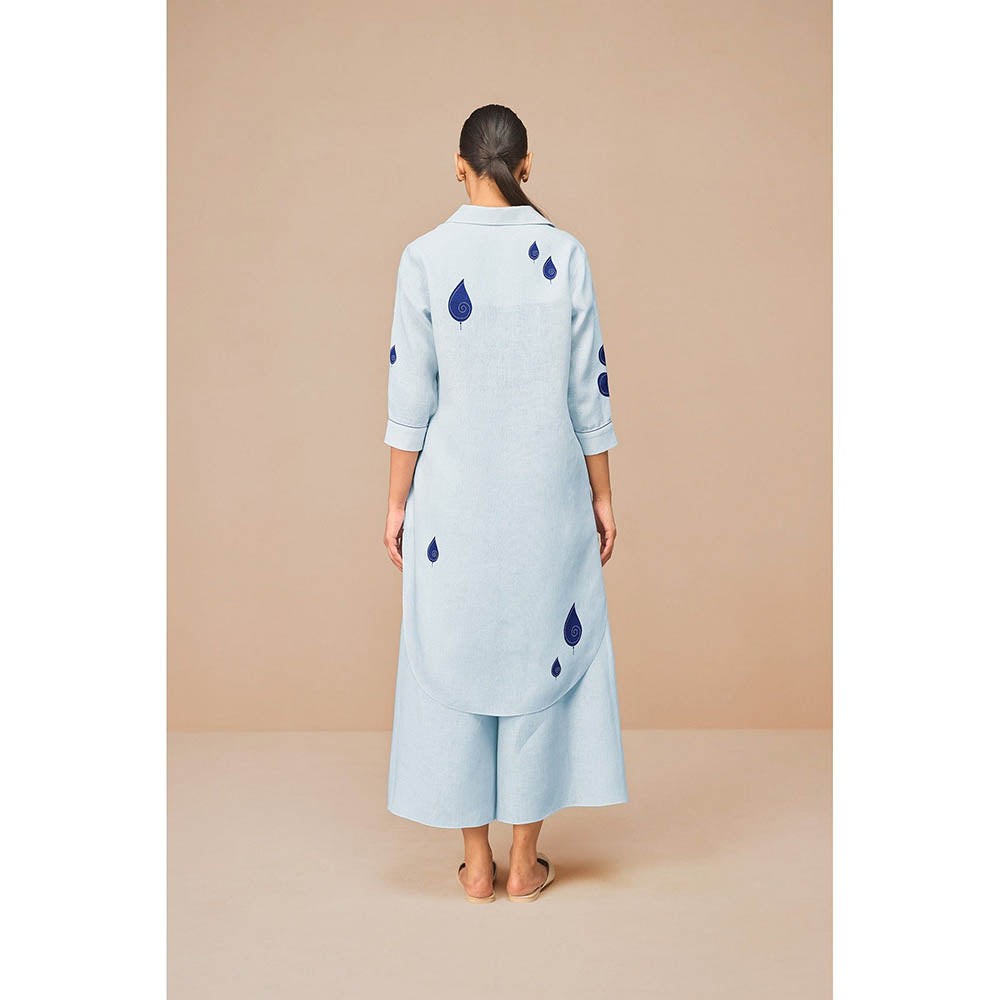 AMPM Nevra Blue Kurta with Palazzo