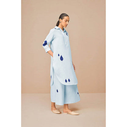 AMPM Nevra Blue Kurta with Palazzo