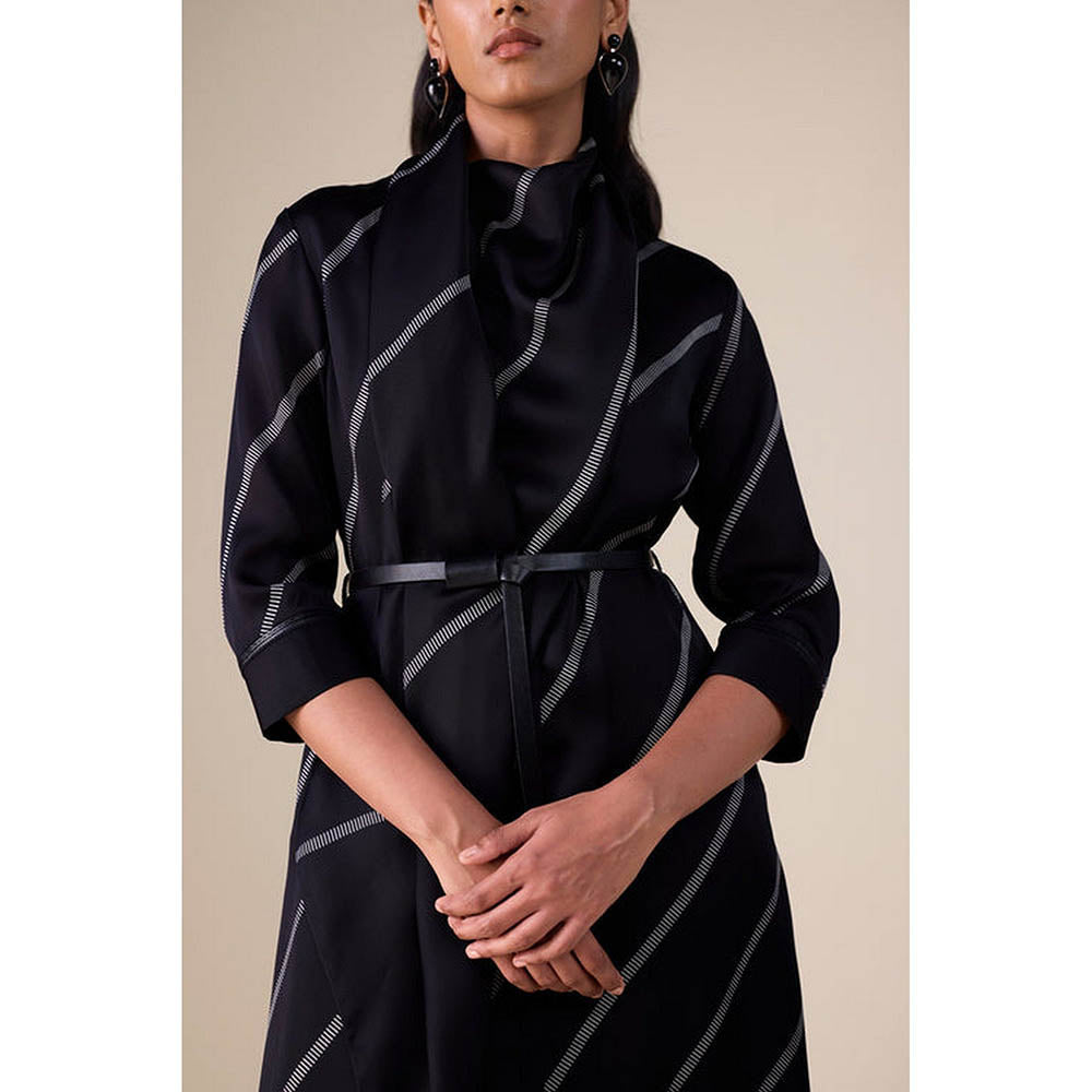 AMPM Zeba Black Kurta with Dhoti