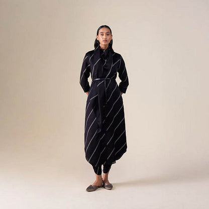 AMPM Zeba Black Kurta with Dhoti